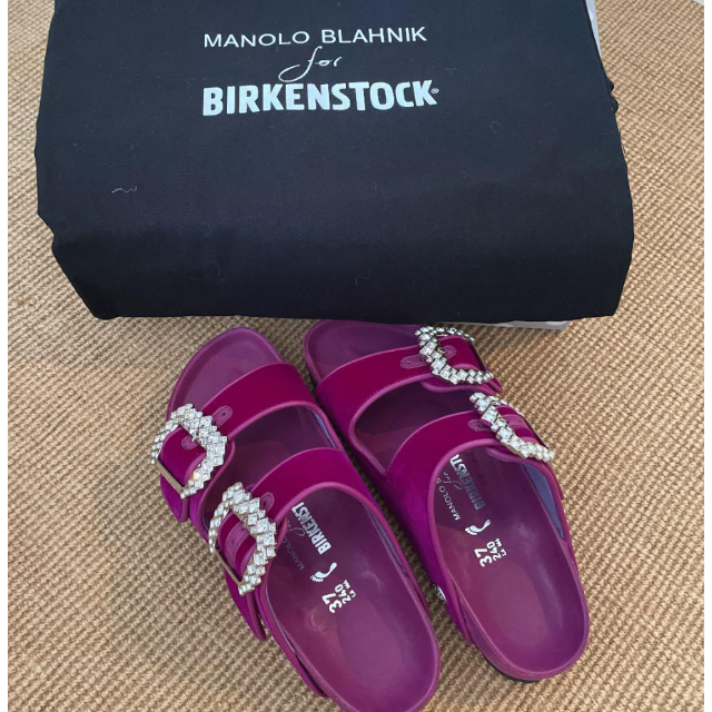 MANOLO BLAHNIK - MANOLO BLAHNIK for BIRKENSTOCK アリゾナ サイズの