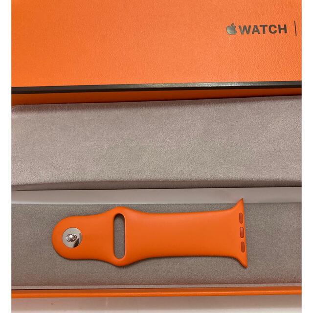 Hermes(エルメス)のApple Watch HERMES スポーツバンド　ラバーベルト　42m メンズの時計(ラバーベルト)の商品写真