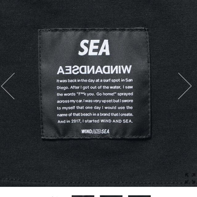 WIND AND SEA(ウィンダンシー)のBRISTOL SEA TEAM TEE / BLACK  Mサイズ メンズのトップス(Tシャツ/カットソー(半袖/袖なし))の商品写真