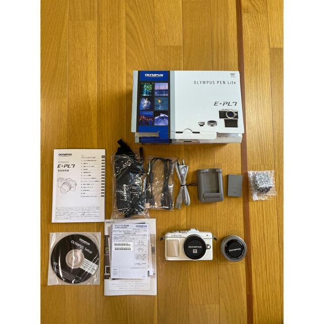 OLYMPUS E-PL7 14-42 EZ レンズキット WHI - ミラーレス一眼