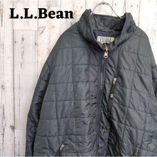 エルエルビーン(L.L.Bean)の美品L.L.BEANエルエルビーン中綿ジャケットアウターブルゾンブラック黒古着(ブルゾン)