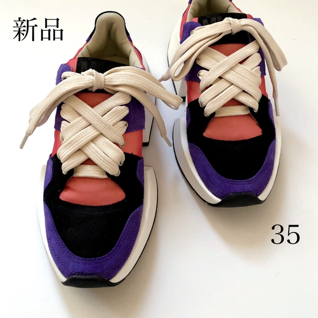 国内外の人気集結! Martin Maison Margiela マルチカラー スニーカー 専門店では 美品 メゾンマルジェラ ブラック スニーカー スニーカー