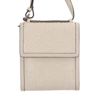 グッチ(Gucci)のグッチ 625782 GGエンボスレザーショルダーバッグ(ショルダーバッグ)