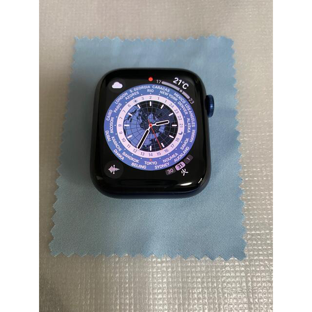 Apple Watch Series 6 (GPSモデル)- 44mmブルー