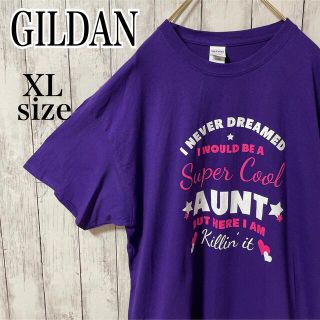 ギルタン(GILDAN)のGILDAN ギルダン スタンダード Tシャツ オーバーサイズ ユニセックス 紫(Tシャツ/カットソー(半袖/袖なし))