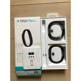 フィットフィット(fitfit)のfitbit flex2 リストバンド 2個(トレーニング用品)