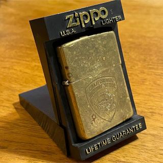 ジッポー(ZIPPO)の1994 ソリッドブラス CALIFORNIA HIGHWAY PATROL(タバコグッズ)