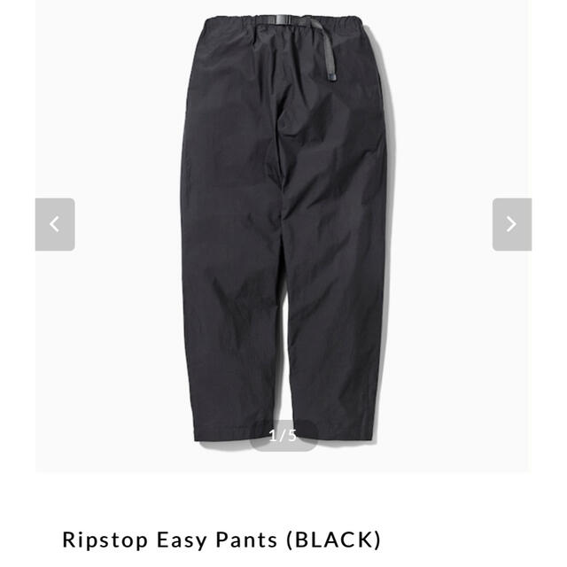 ennoy Ripstop Easy Pants (Black) Lサイズ その他 ennoy Ripstop Easy Pants (Black) Lサイズ その他