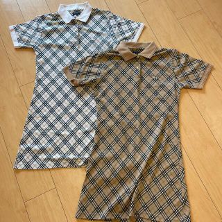 バーバリー(BURBERRY)のBURBERRY 半袖 ワンピース 2着(ひざ丈ワンピース)