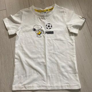 プーマ(PUMA)のスヌーピー　サッカーTシャツ(Tシャツ/カットソー)