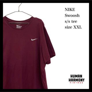 ナイキ(NIKE)のナイキ NIKE スウッシュ Swoosh 刺繍ロゴ 半袖Tシャツ 古着(Tシャツ/カットソー(半袖/袖なし))