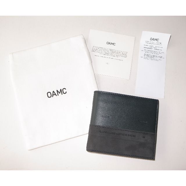 OAMC SYSTEM BL-FOLD WALLET 財布 black - ファッション小物