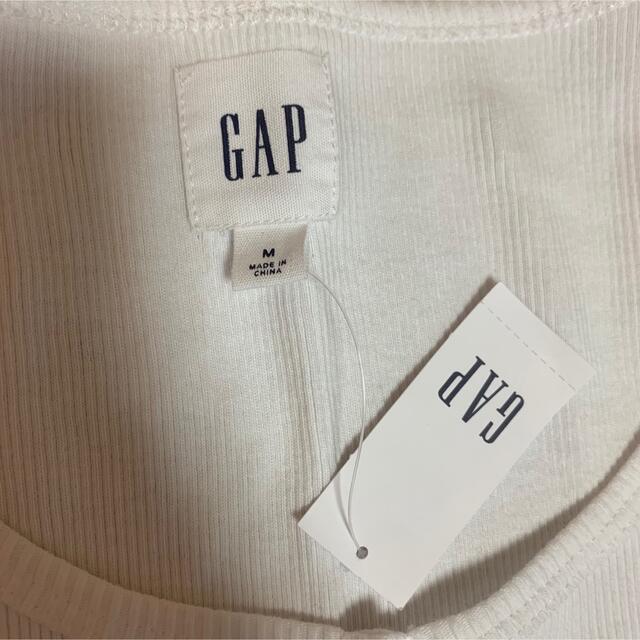 GAP(ギャップ)のGAP リブクロップド Tシャツ GAPロゴ レディースのトップス(Tシャツ(半袖/袖なし))の商品写真