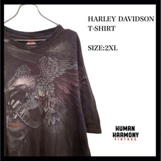 ハーレーダビッドソン(Harley Davidson)のHARLEY DAVIDSON ハーレーダビッドソン　Tシャツ 半袖　古着(Tシャツ/カットソー(半袖/袖なし))