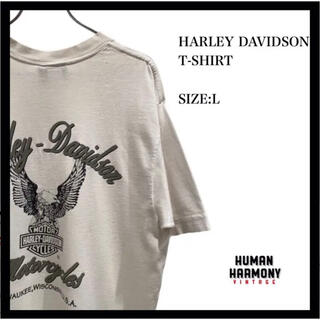 ハーレーダビッドソン(Harley Davidson)のHARLEY DAVIDSON ハーレーダビッドソン　Tシャツ 半袖　古着(Tシャツ/カットソー(半袖/袖なし))