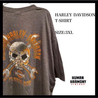 ハーレーダビッドソン(Harley Davidson)のHARLEY DAVIDSON ハーレーダビッドソン　Tシャツ 半袖　古着(Tシャツ/カットソー(半袖/袖なし))