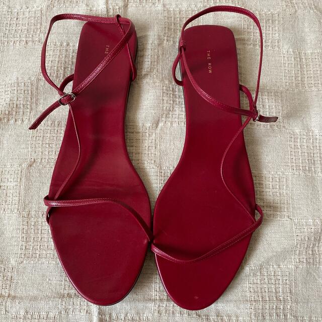 THE ROW Bare Flat Sandal  レザーサンダル　サイズ40 レディースの靴/シューズ(サンダル)の商品写真