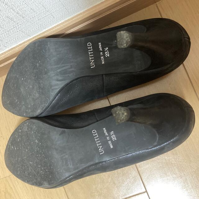 UNTITLED(アンタイトル)の【UNTITLED】ブランド ハイヒール パンプス ブラック 23.5cm レディースの靴/シューズ(ハイヒール/パンプス)の商品写真