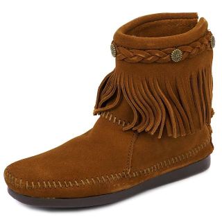 ミネトンカ(Minnetonka)のフリンジブーツ MINNETONKA ミネトンカ 292 ブラウン 22.5cm(ブーツ)