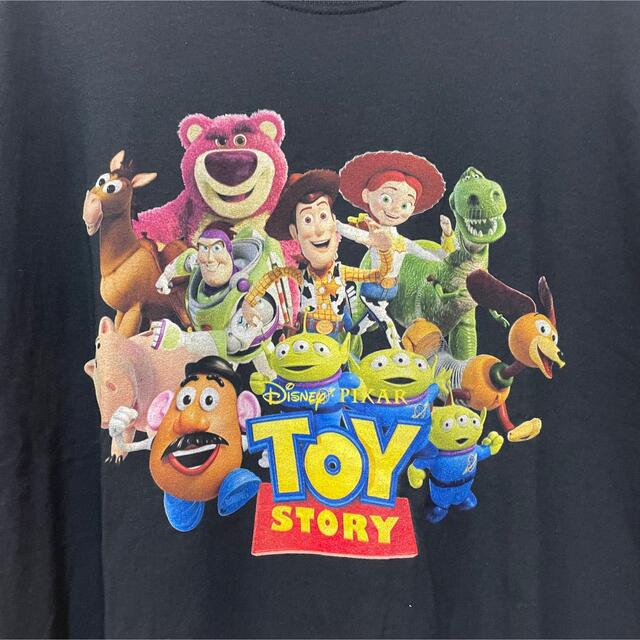 トイストーリー TOY STORY キャラクター 半袖　Tシャツ 古着 メンズのトップス(Tシャツ/カットソー(半袖/袖なし))の商品写真