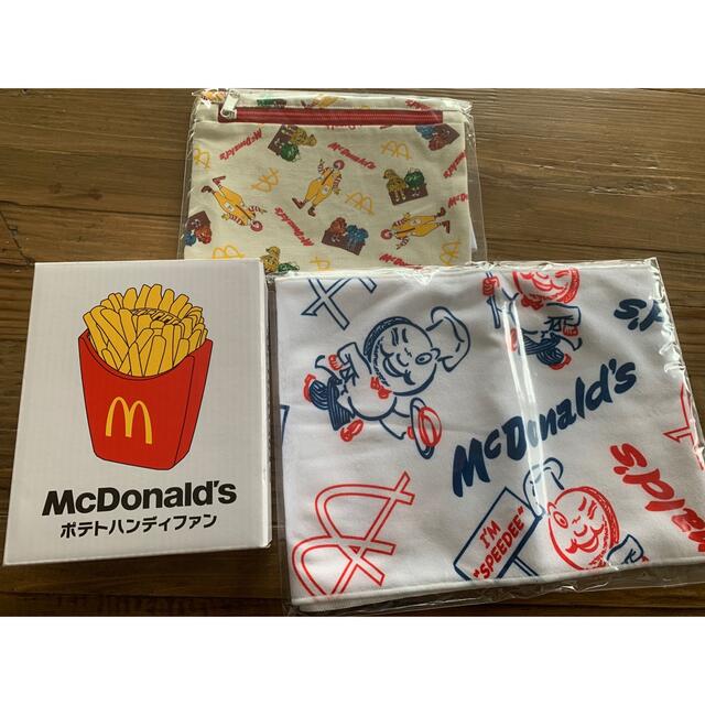 マクドナルド(マクドナルド)の【非売品】マクドナルド グッズ３点セット エンタメ/ホビーのコレクション(ノベルティグッズ)の商品写真