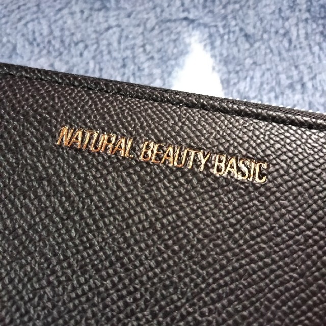 N.Natural beauty basic(エヌナチュラルビューティーベーシック)のナチュラル　ビューティー　ベーシック　長財布　婦人　黒 レディースのファッション小物(財布)の商品写真