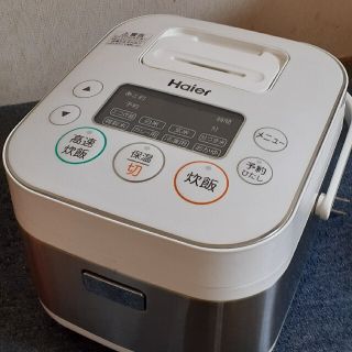 ハイアール(Haier)の【良品】Haier 極厚釜3合炊飯ジャー JJ-M31(炊飯器)