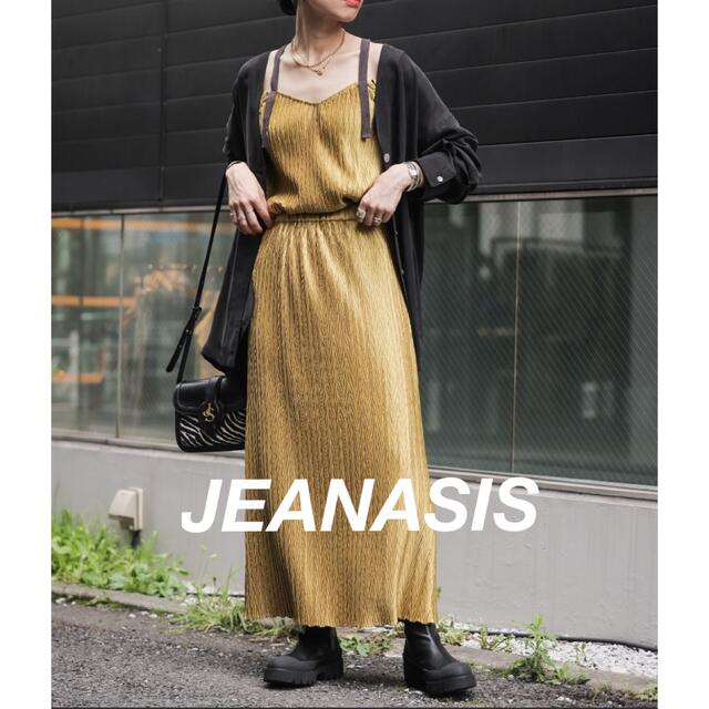 JEANASIS(ジーナシス)のJEANASISセットアッププリーツキャミワンピース+BKキャミ単品セット レディースのレディース その他(セット/コーデ)の商品写真