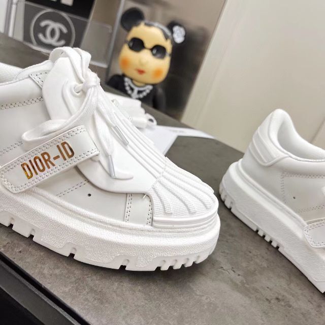 Christian Dior ID 38 24.5 スニーカー ホワイト 素敵でユニークな