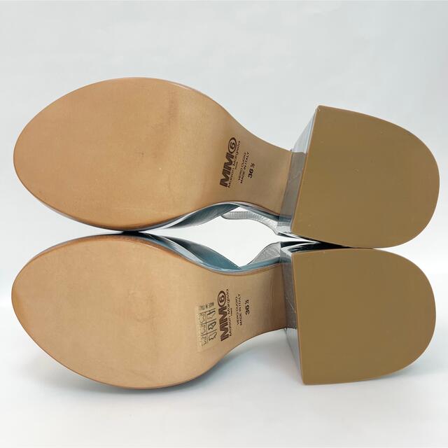 MM6 MAISON MARGIELA パテント プラットフォーム サンダル # www.uig