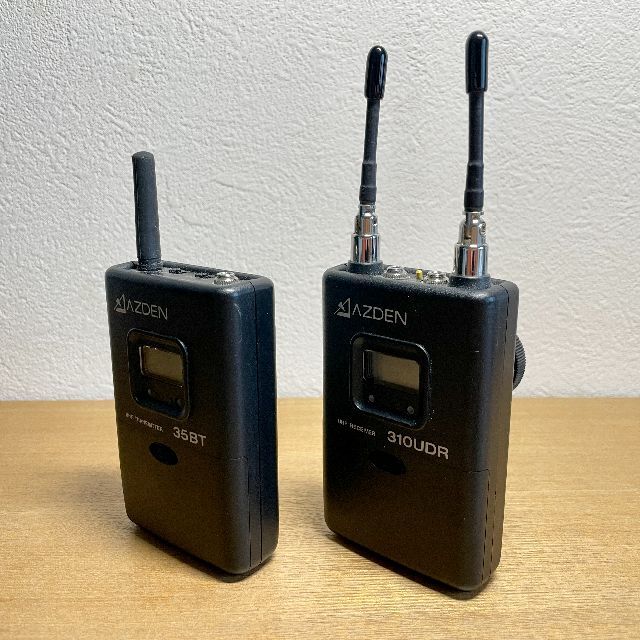AZDEN ワイヤレスマイク 310BT 送信機&受信機 セット 1