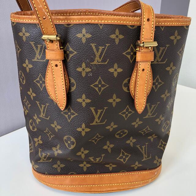 LOUIS VUITTON(ルイヴィトン)のルイ・ヴィトン プチ バケット PM ショルダーバッグ  モノグラム ブラウン レディースのバッグ(ショルダーバッグ)の商品写真