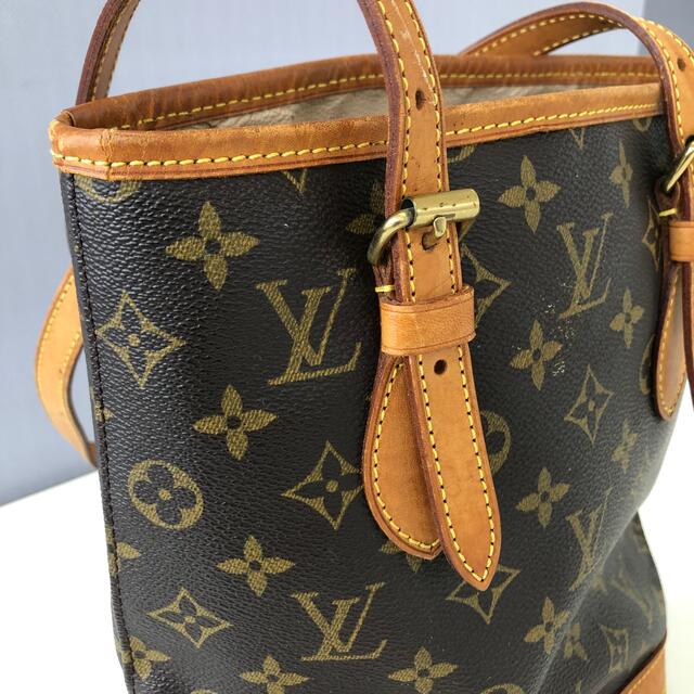 LOUIS VUITTON(ルイヴィトン)のルイ・ヴィトン プチ バケット PM ショルダーバッグ  モノグラム ブラウン レディースのバッグ(ショルダーバッグ)の商品写真