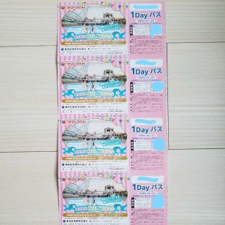 東京サマーランド 春季限定株主ご招待券 4枚（東京都競馬 株主優待）(その他)