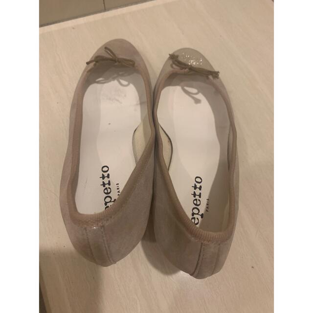 repetto(レペット)のレペット　バレエパンプス　ラメピンク　38 レディースの靴/シューズ(ハイヒール/パンプス)の商品写真