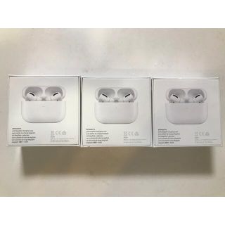 アップル(Apple)のアップル AirPods Pro MLWK3J/A 新品未開封　3個セット(ヘッドフォン/イヤフォン)