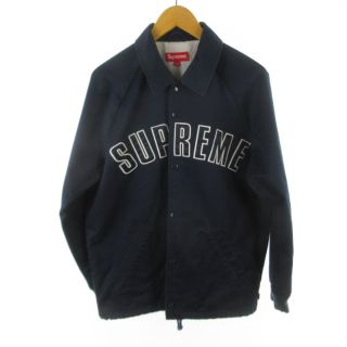 シュプリーム SUPREME アーチロゴコーチジャケット ネイビー 紺 S