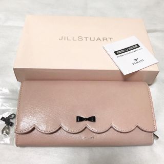 ジルスチュアート(JILLSTUART)の未使用 JILLSTUART♡スカラップリボン長財布(財布)