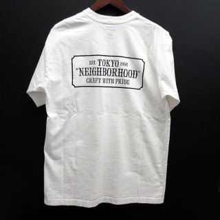 ネイバーフッド　ラメ入りロゴTシャツ