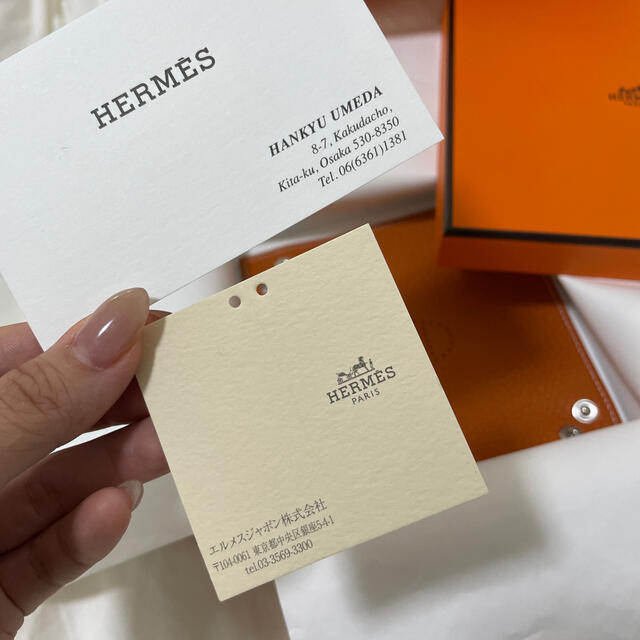 Hermes(エルメス)の引っ越し限定値下げ！ヴィド ポッシュ ミニ トレイ 小物入れ オレンジ ハンドメイドのインテリア/家具(インテリア雑貨)の商品写真