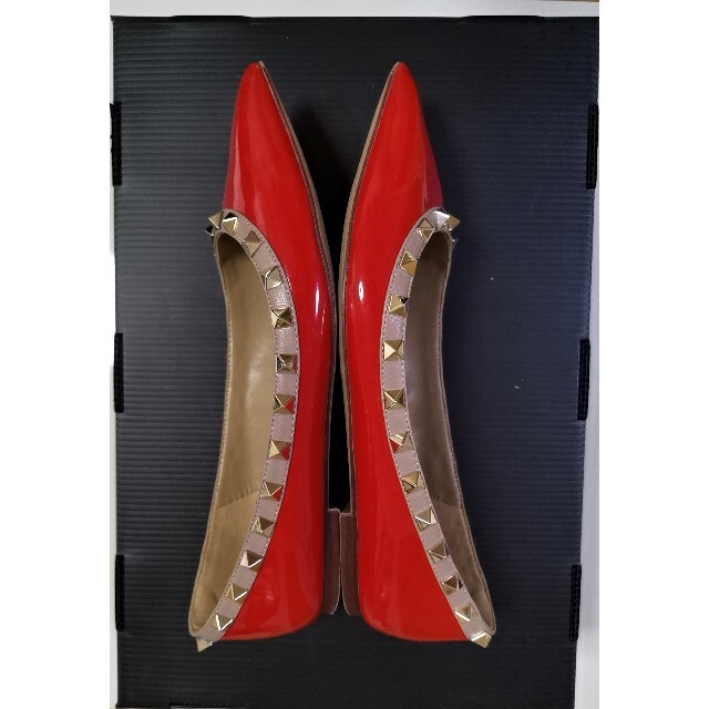 パンプス  赤 レディースの靴/シューズ(ハイヒール/パンプス)の商品写真