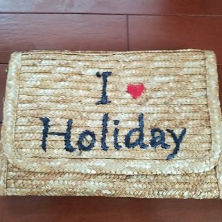 ホリデイ(holiday)の☆I LOVE HOLIDAY☆クラッチバッグ　夏用(クラッチバッグ)