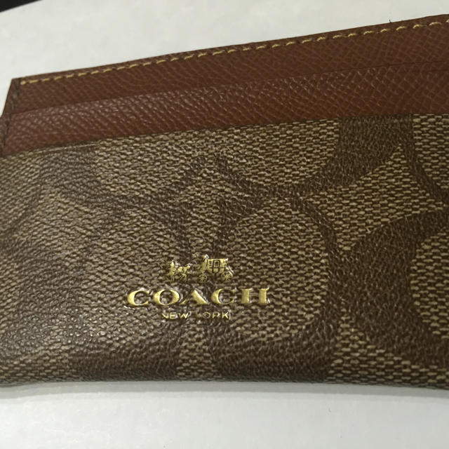 COACH(コーチ)の新品正規品 coach カードケース レディースのファッション小物(名刺入れ/定期入れ)の商品写真