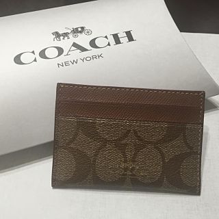 コーチ(COACH)の新品正規品 coach カードケース(名刺入れ/定期入れ)