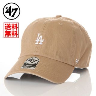 フォーティセブン(47 Brand)の【新品】47BRAND キャップ LA ドジャース 帽子 ベージュ(キャップ)