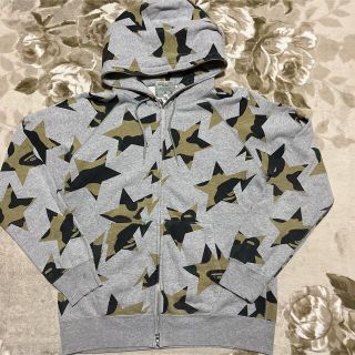 A BATHING APE  アベイシングエイプ　スターパーカー　フルジップ　M