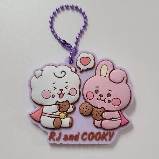 BT21 ラバーマスコット　クッキー&RJ(アイドルグッズ)