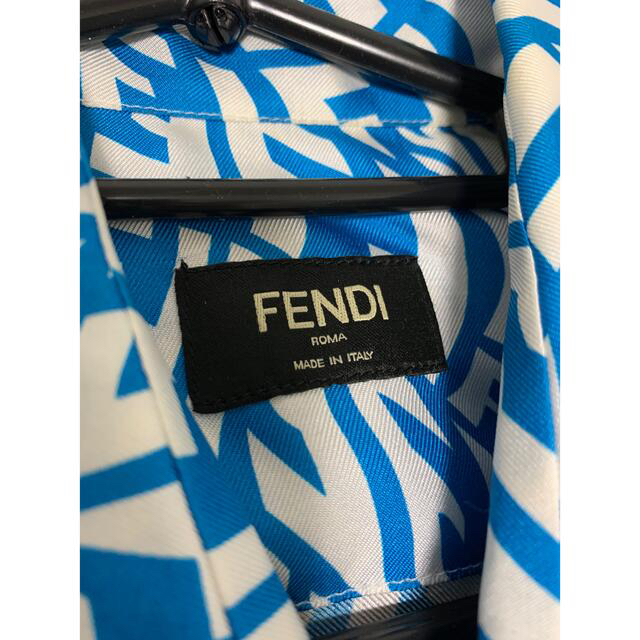 Fendi FF フェンディ ヴァーティゴ シルクツイルシャツ