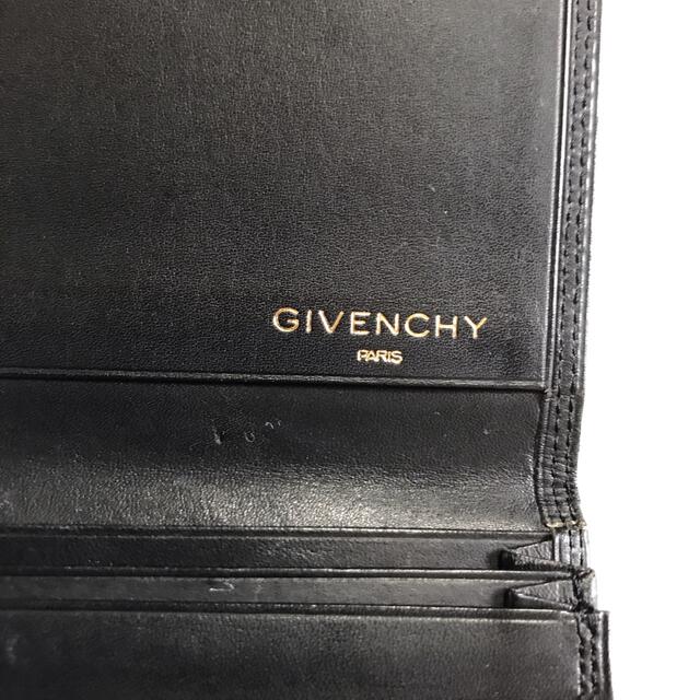 GIVENCHY(ジバンシィ)のGIVENCHY パスケース 名刺入れ ブラック レザー コンパクト ロゴ入り メンズのファッション小物(名刺入れ/定期入れ)の商品写真