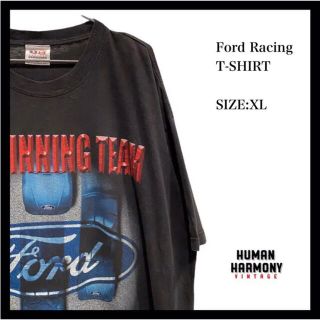 Ford Racing フォードレーシング　Tシャツ 半袖　古着　オーバーサイズ(Tシャツ/カットソー(半袖/袖なし))